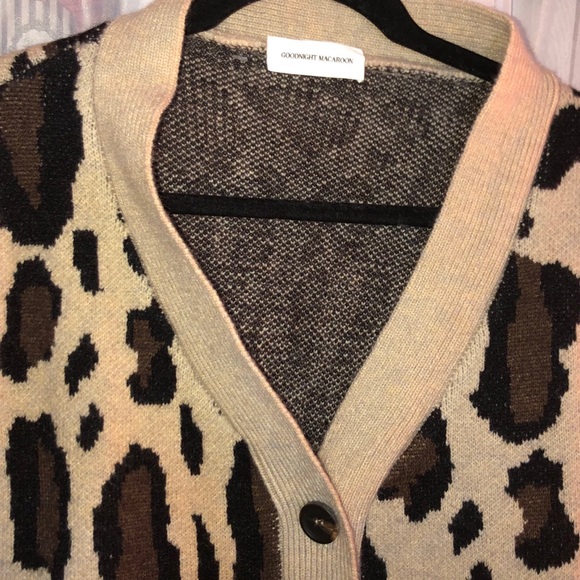 Goodnight Macaroon Aditi Leopard Cardigan - Picture 5 of 11